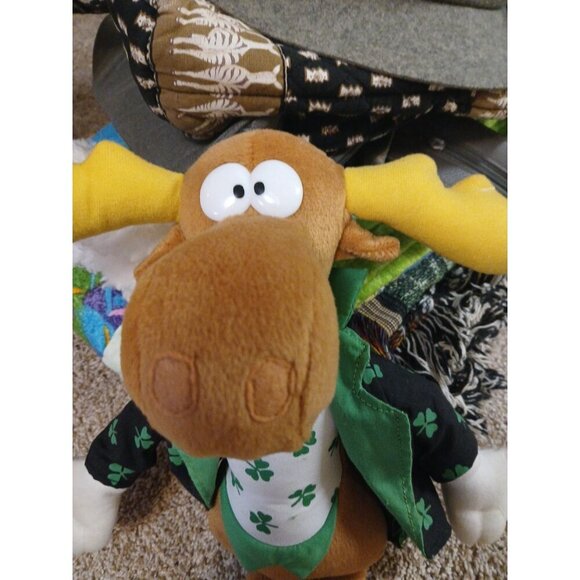 Adventures of Rocky and Bullwinkle and Friends 17in. Bullwinkle plush - Picture 3 of 6